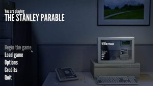 Splash screen for The Stanley Parable